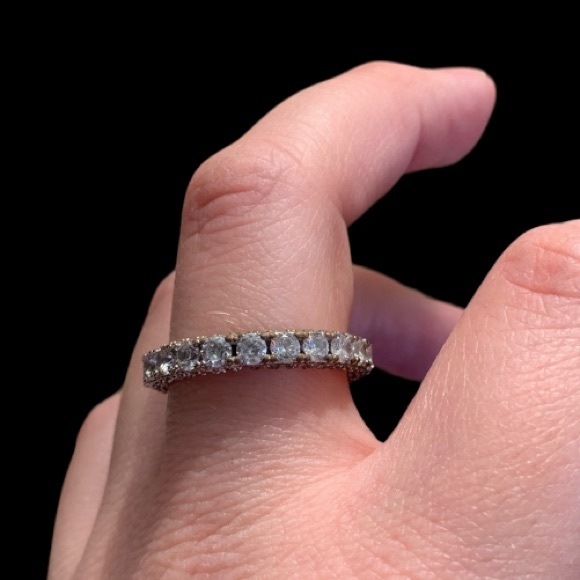 STERLING SILVER WEDDING BAND - Picture 5 of 8